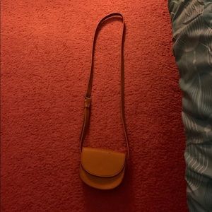 Brown Faux Leather Purse